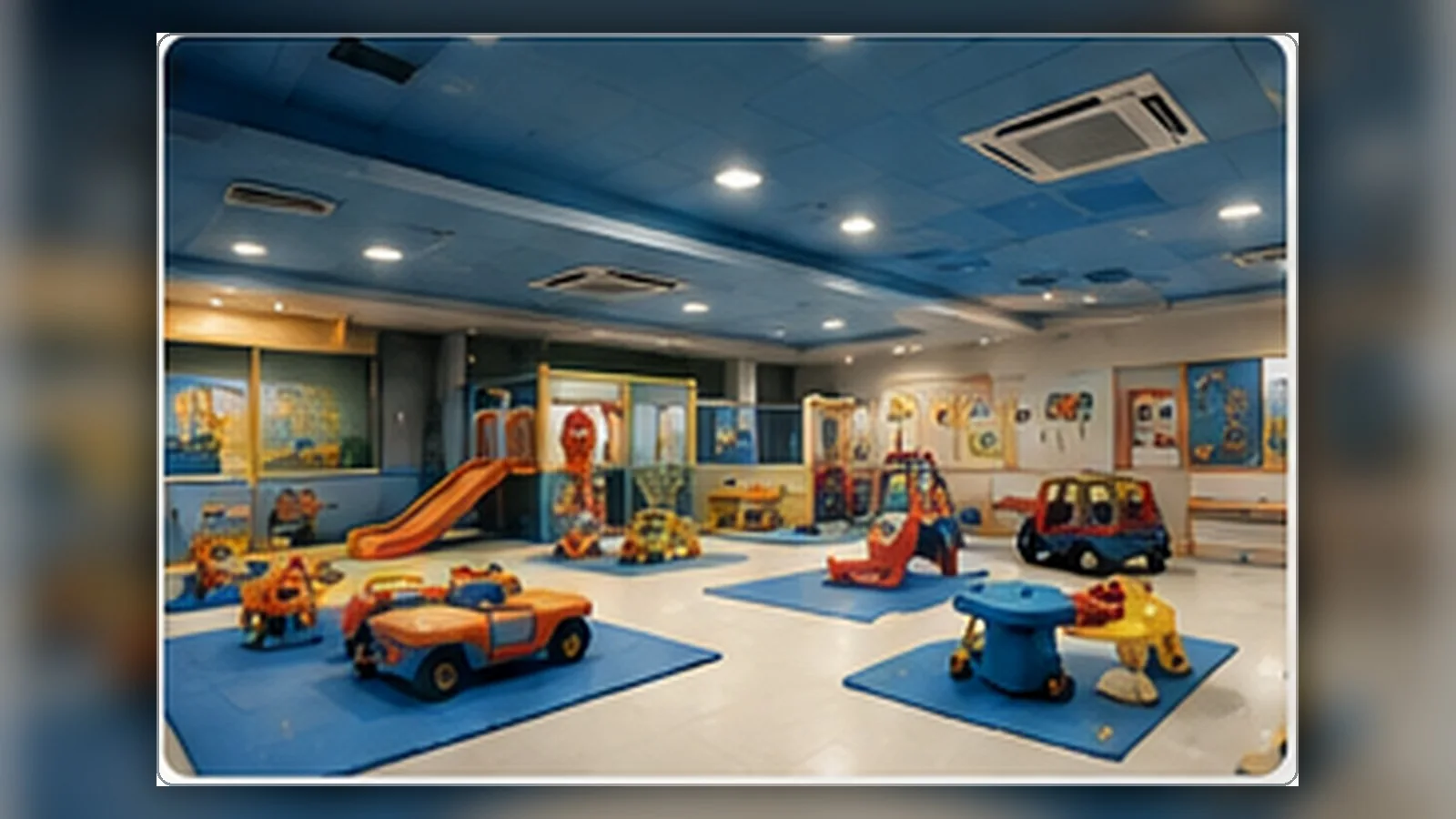 Air-conditioned indoor play