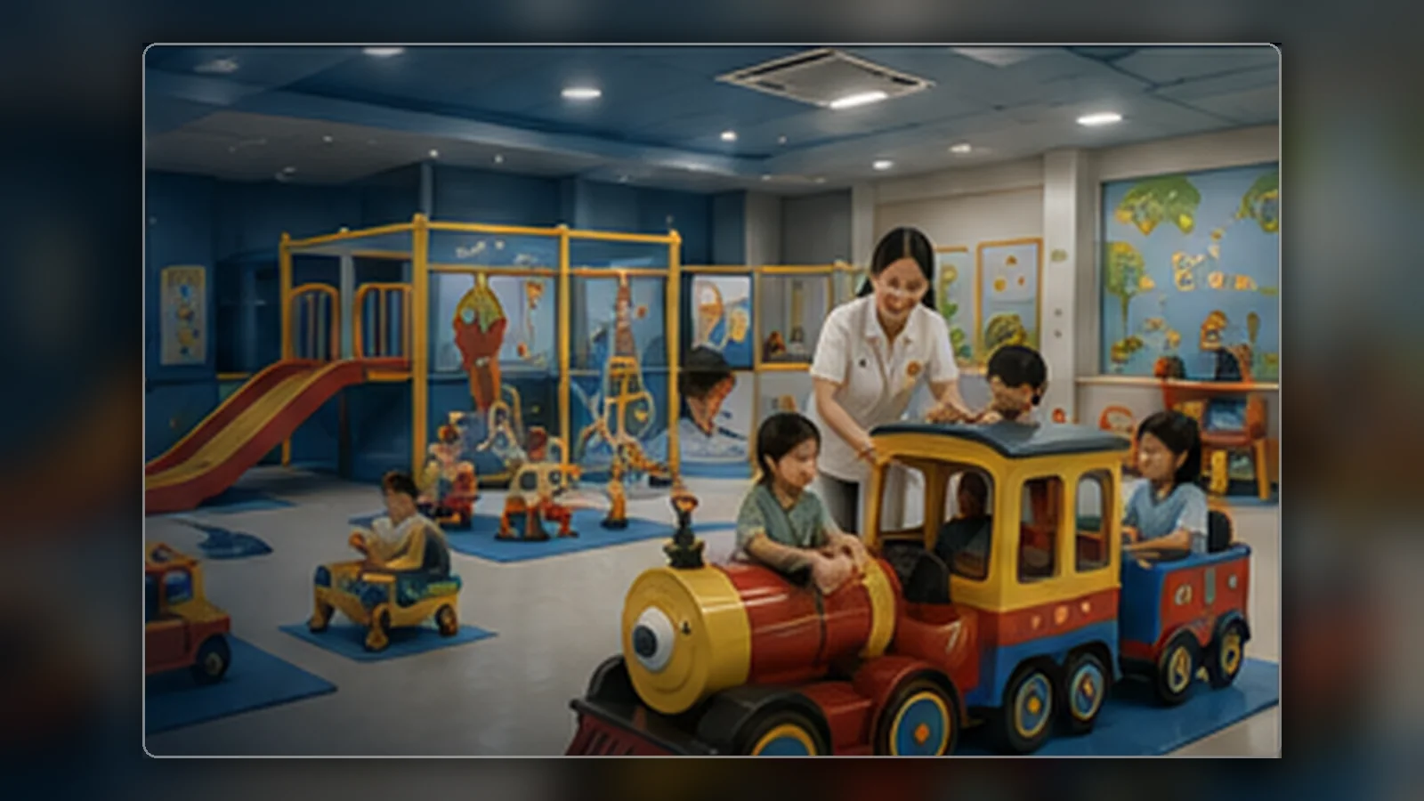Mentors, play and the miniature discovery train