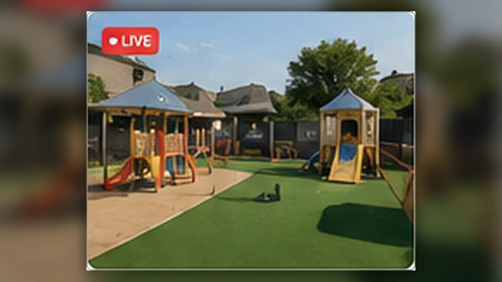 Outdoor play area