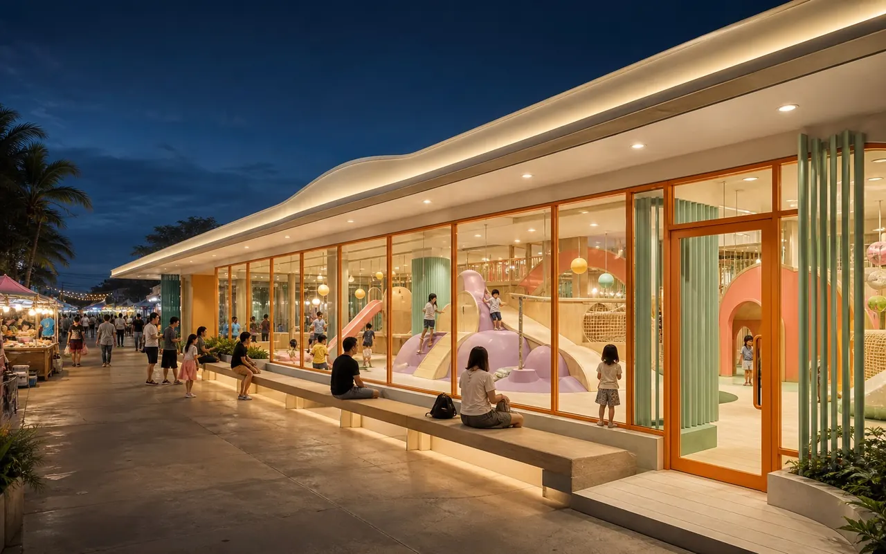 Illustrative design concept for the proposed Little Ministry play pavilion